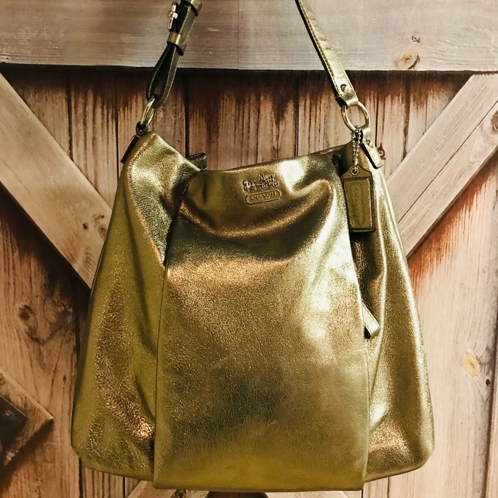 Coach Madison Metallic Leather Isabelle bag